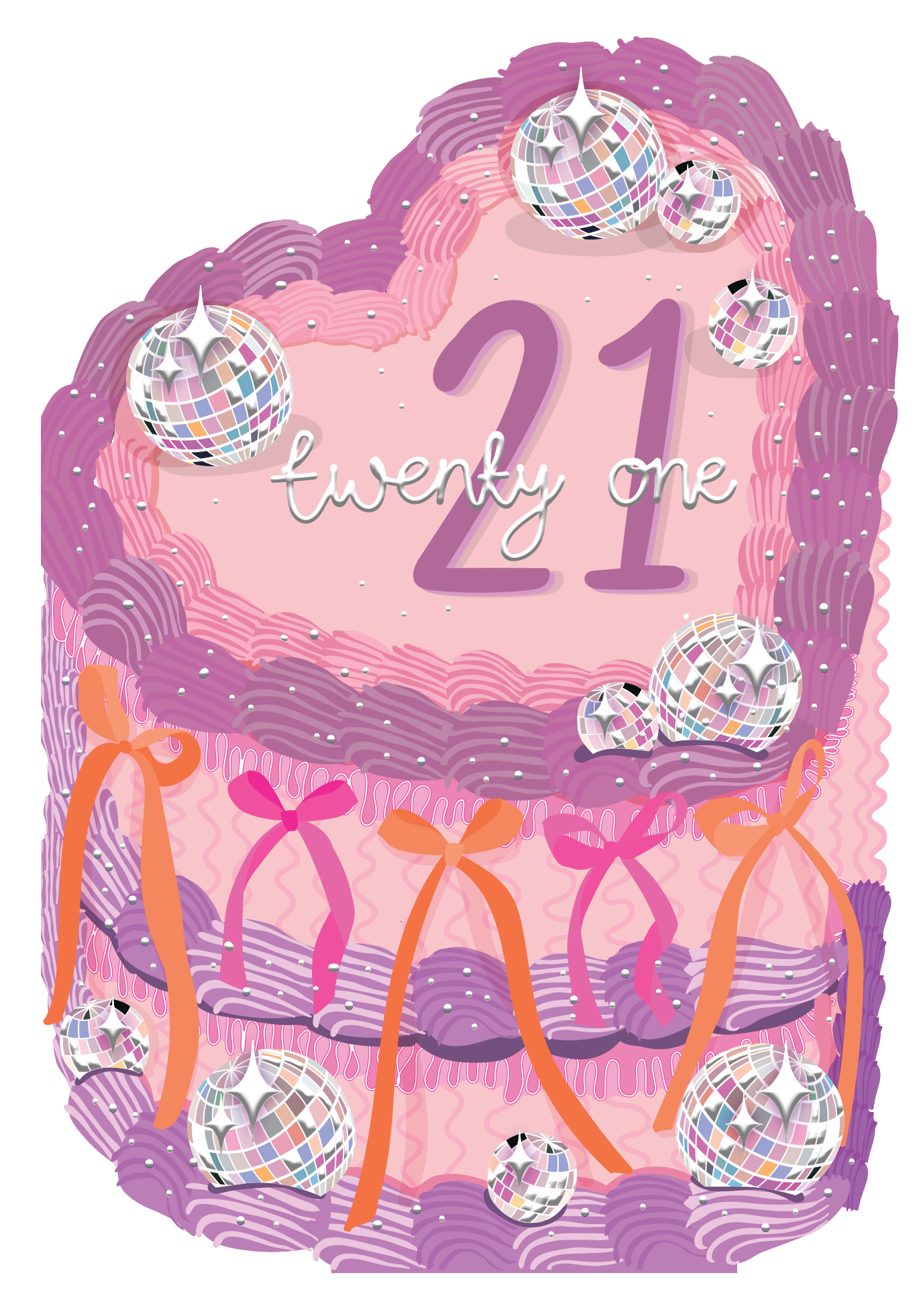 21 - Birthday Cake Greeting Card