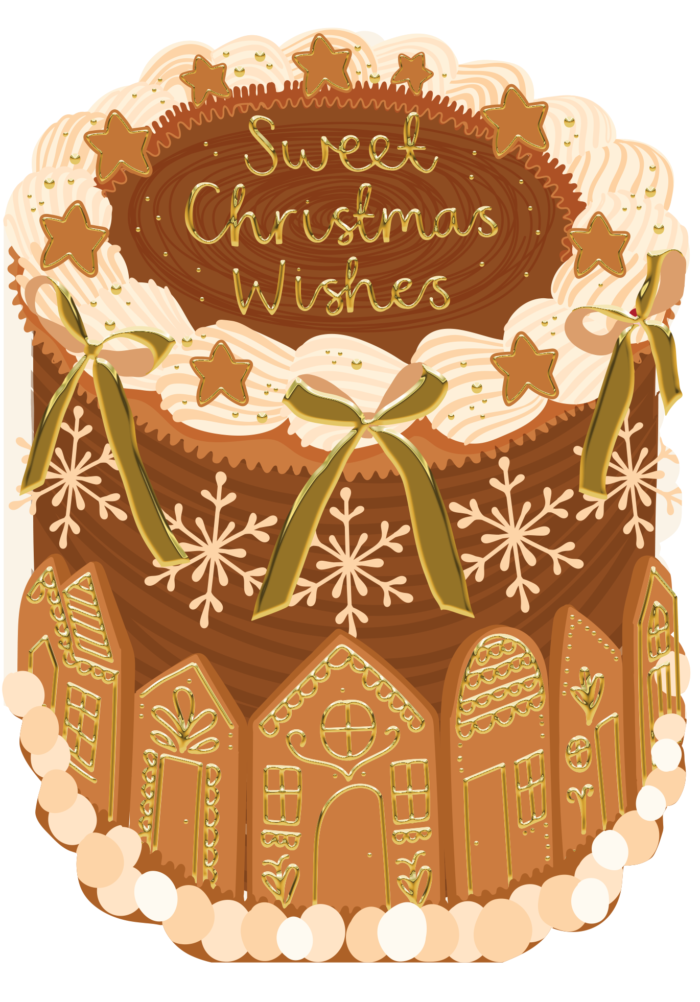 GCA6_CAKE022 - Sweet Christmas Wishes