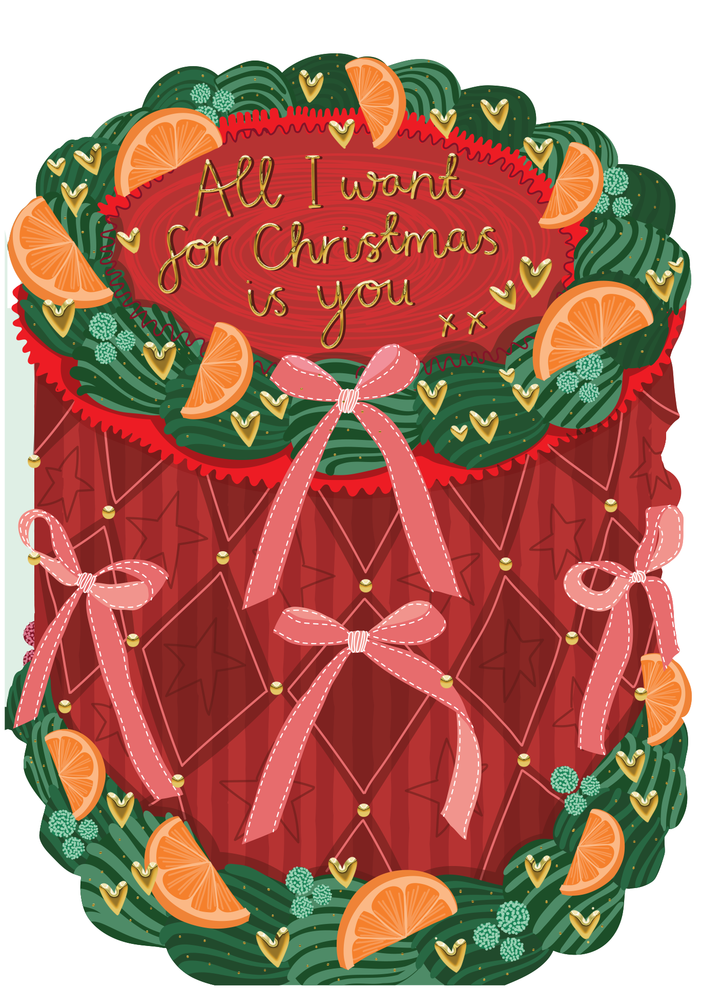 GCA6_CAKE024 - All I Want for Christmas is You