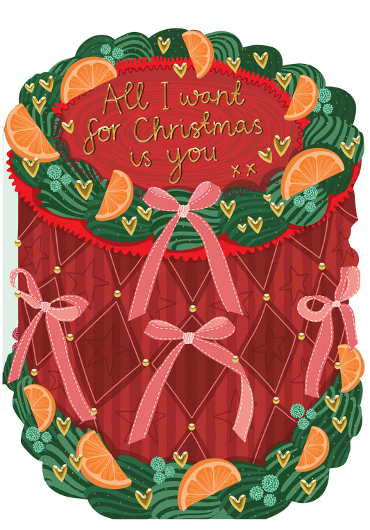 GCA6_CAKE024 - All I Want for Christmas is You