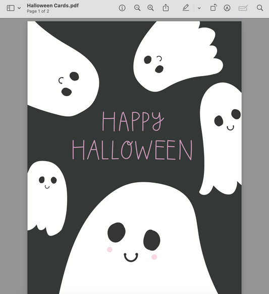 Happy Halloween Greeting Card