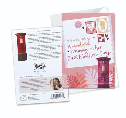 First Mother's Day Card for Mummy with Postbox