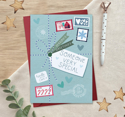 Someone Very Special - Chrismas card for Bestie, Best Friend, Sister, Brother, Mum, Dad, Son, Daughter