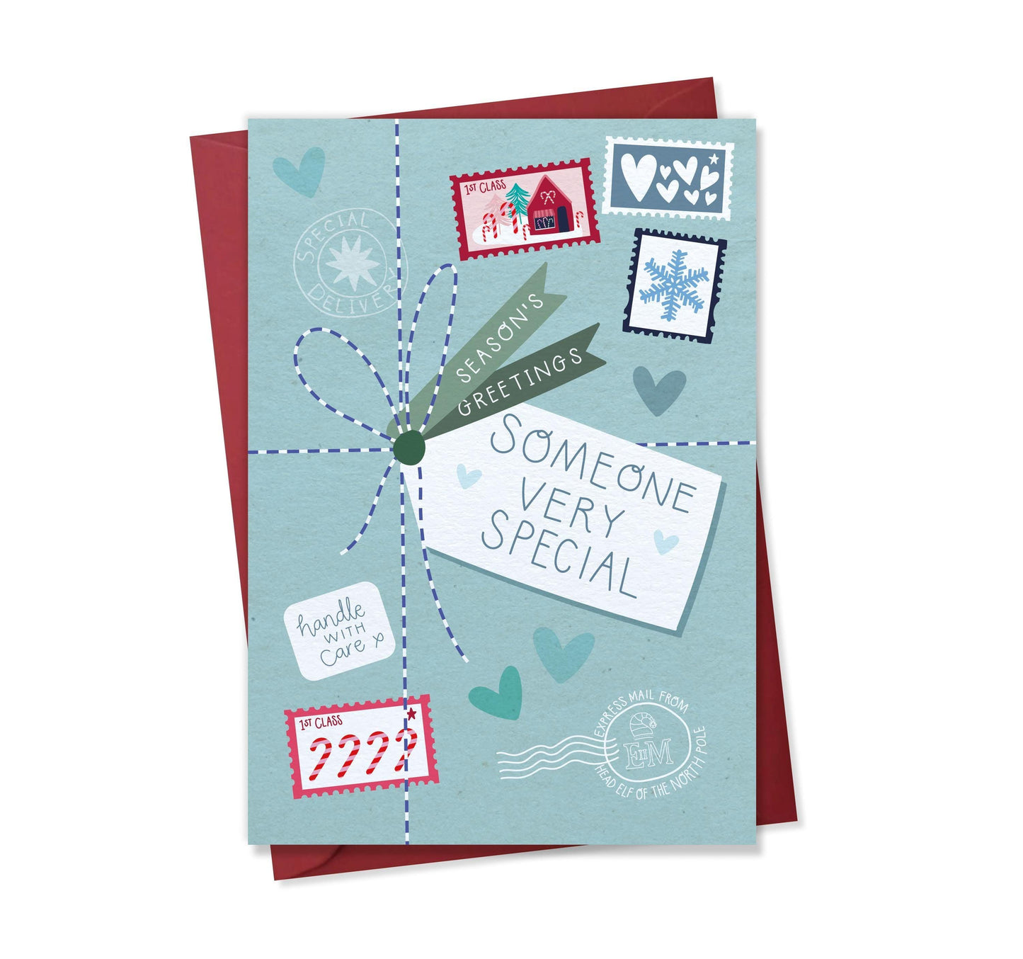 Someone Very Special - Chrismas card for Bestie, Best Friend, Sister, Brother, Mum, Dad, Son, Daughter