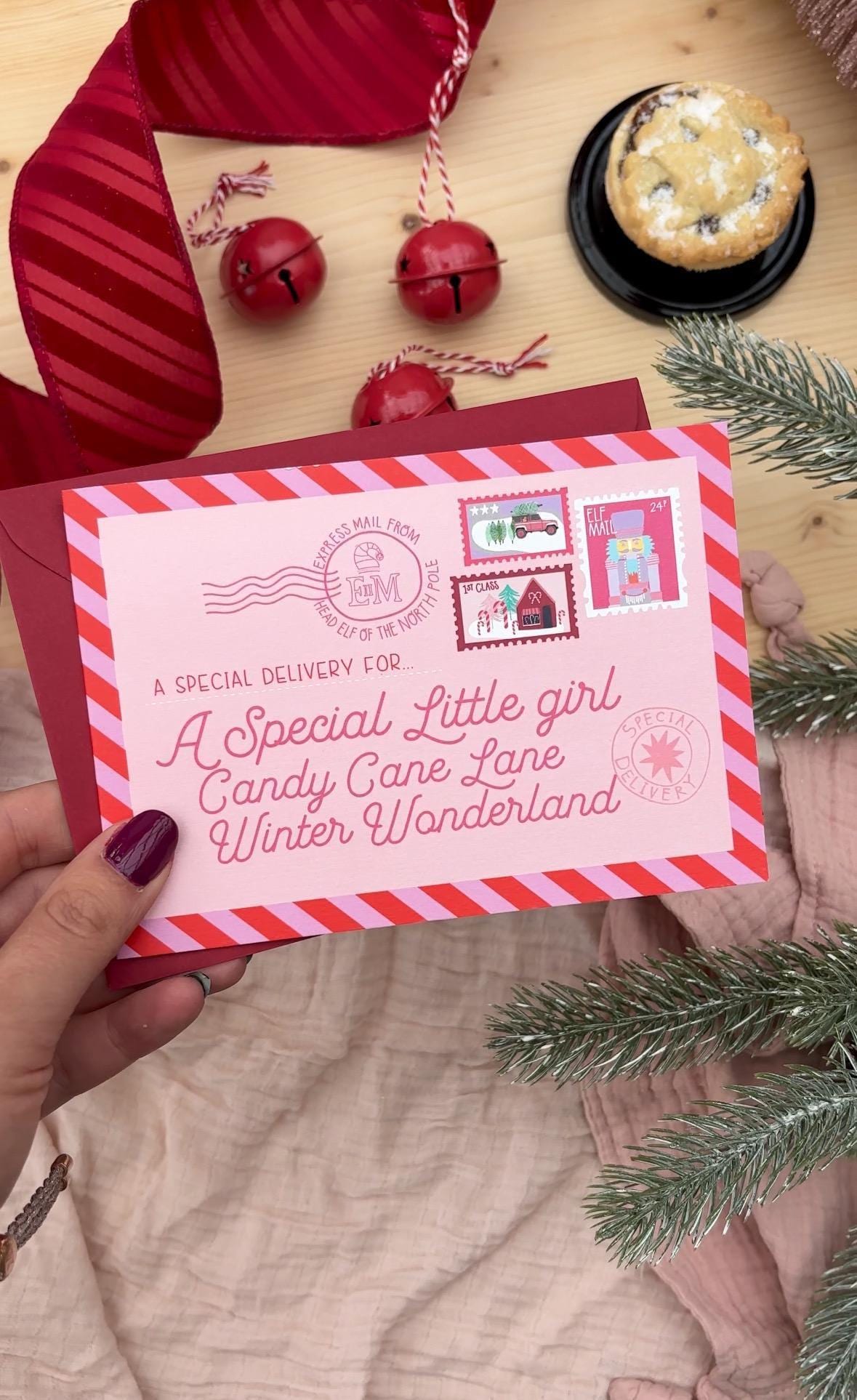 A Special Little Girl - Chrismas card for Daughter, Granddaughter, Great Granddaughter, Niece, Friend
