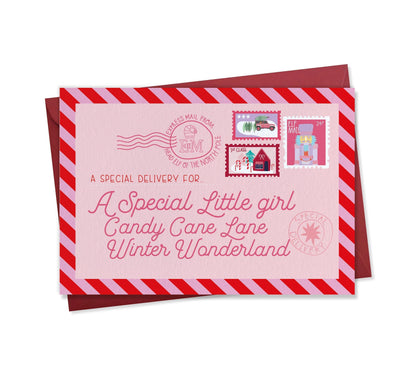A Special Little Girl - Chrismas card for Daughter, Granddaughter, Great Granddaughter, Niece, Friend
