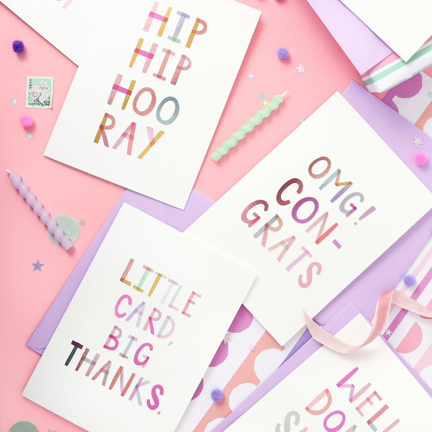 OMG! Congrats  Congratulations Luxury Foiled Greeting Card