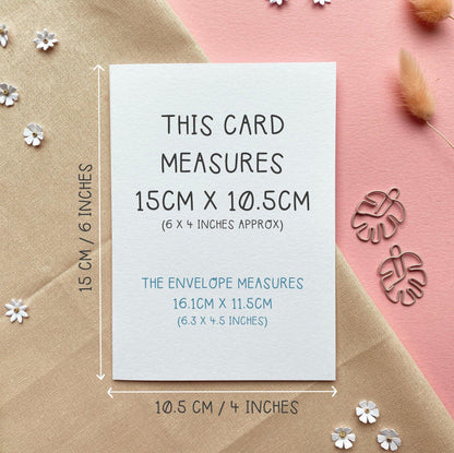 Calories Dont Count - Birthday Cake Shaped Greeting Card