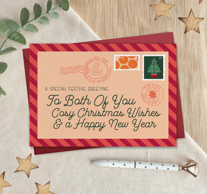 To Both of You  - Chrismas card for Couples, Friends, Neighbours