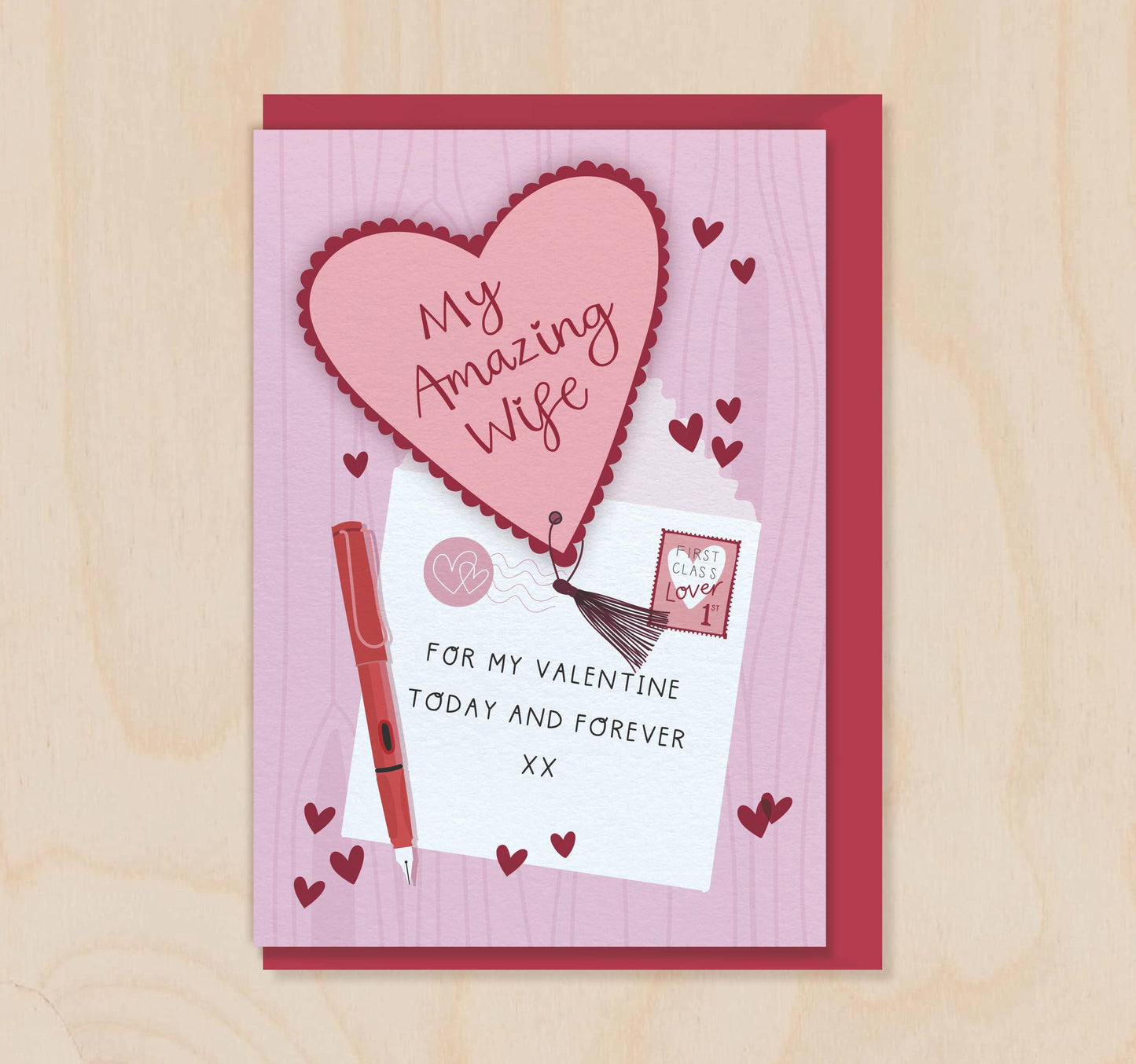 My Amazing Wife - Valentine's Luxury Greeting Card