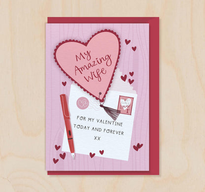 My Amazing Wife - Valentine's Luxury Greeting Card