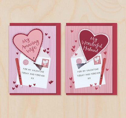 My Amazing Wife - Valentine's Luxury Greeting Card