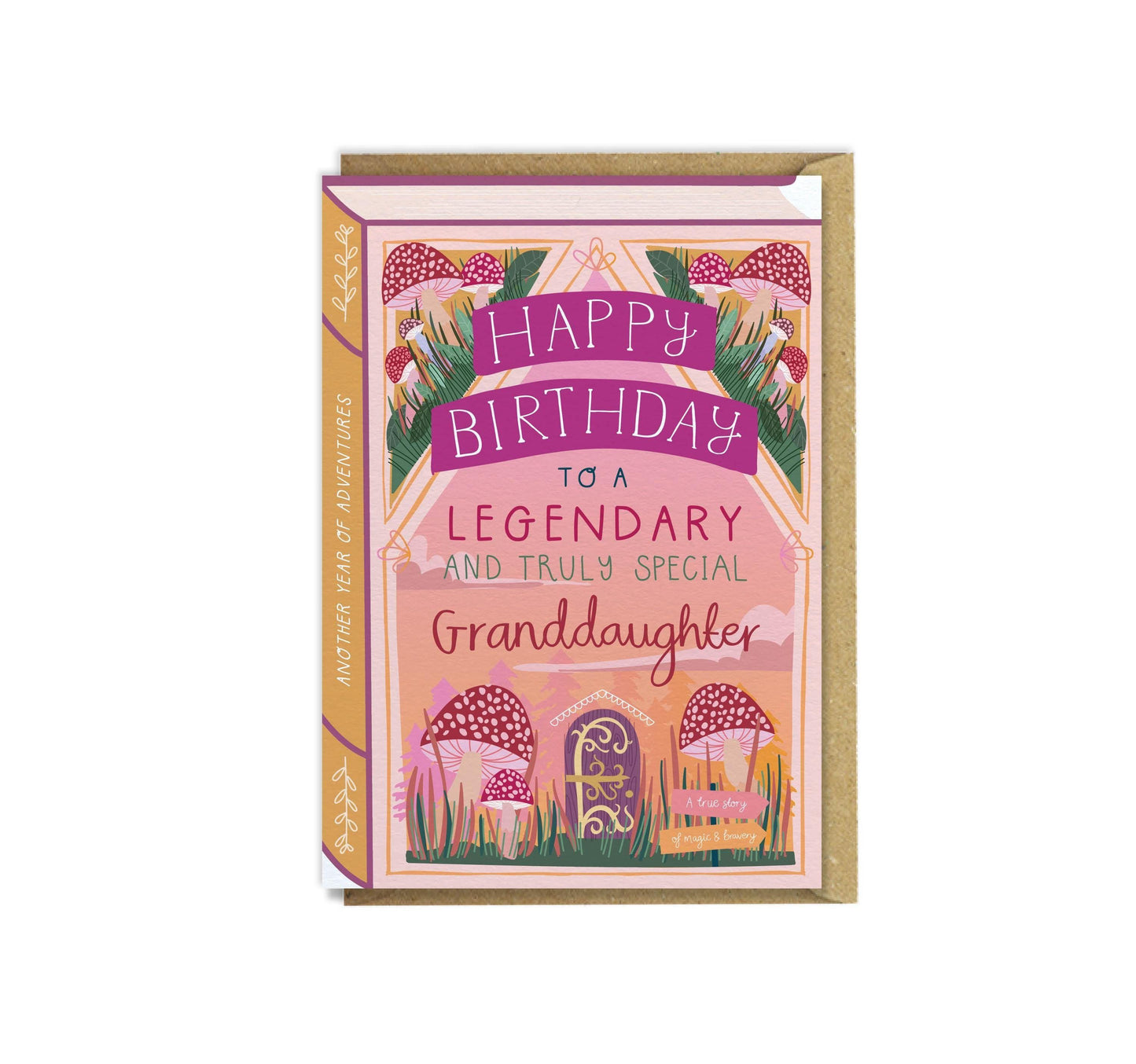 Happy Birthday Legendary Truly Special Granddaughter Luxury Book Birthday Greeting Card