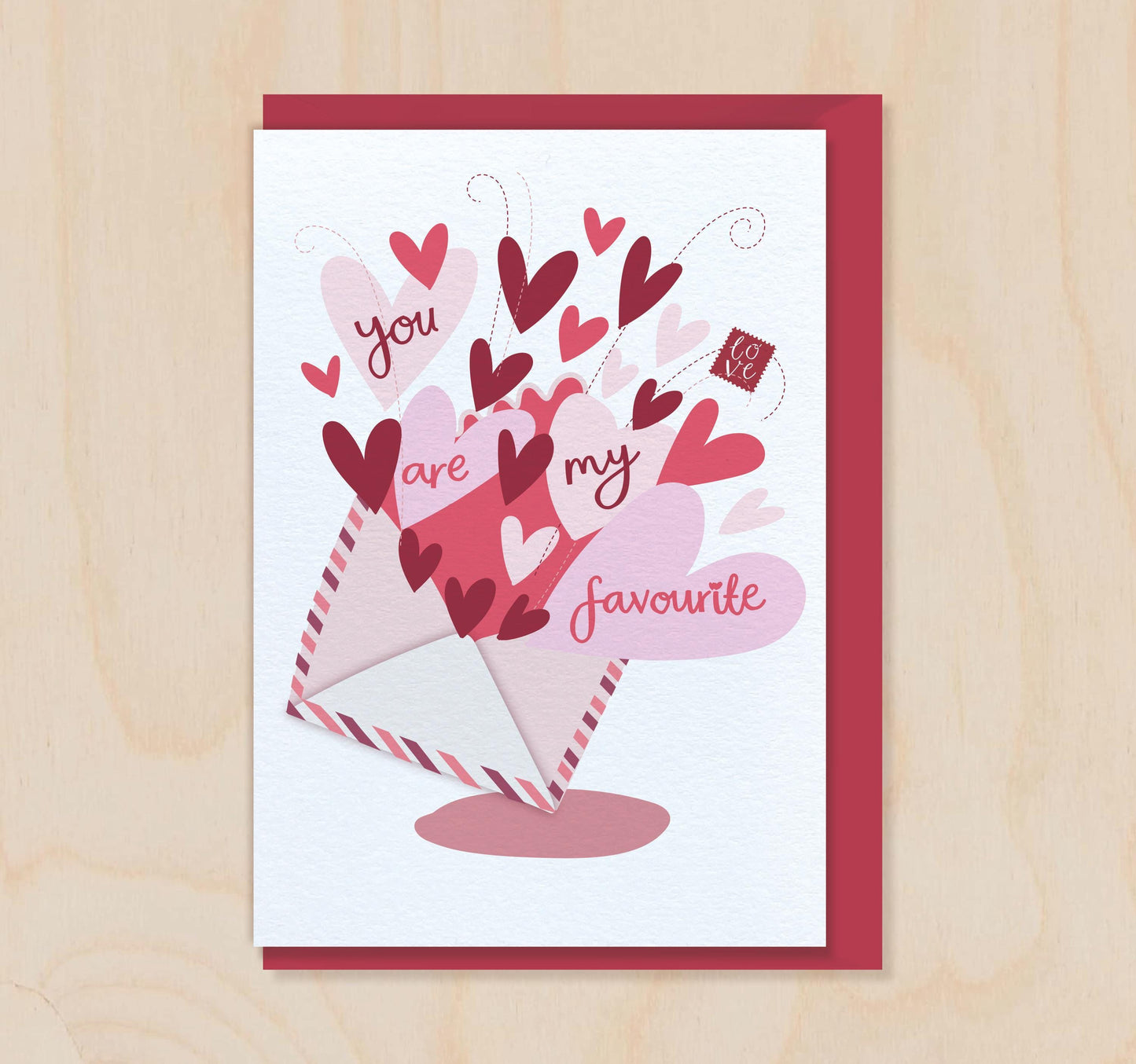 You Are My Favourite - Valentine's Luxury Greeting Card
