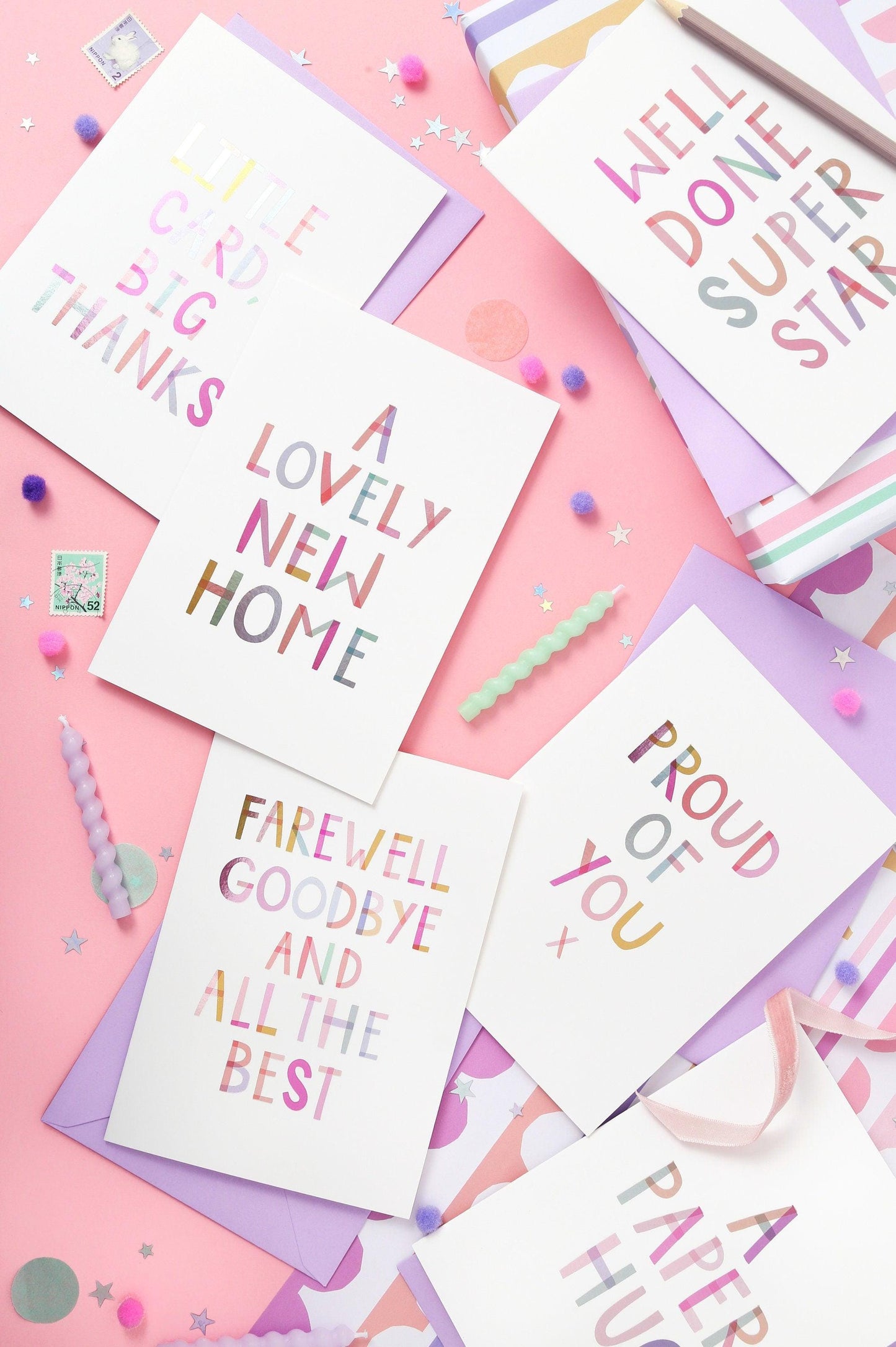 Woo Yay Birthday!  Birthday Luxury Foiled Rainbow Greeting Card