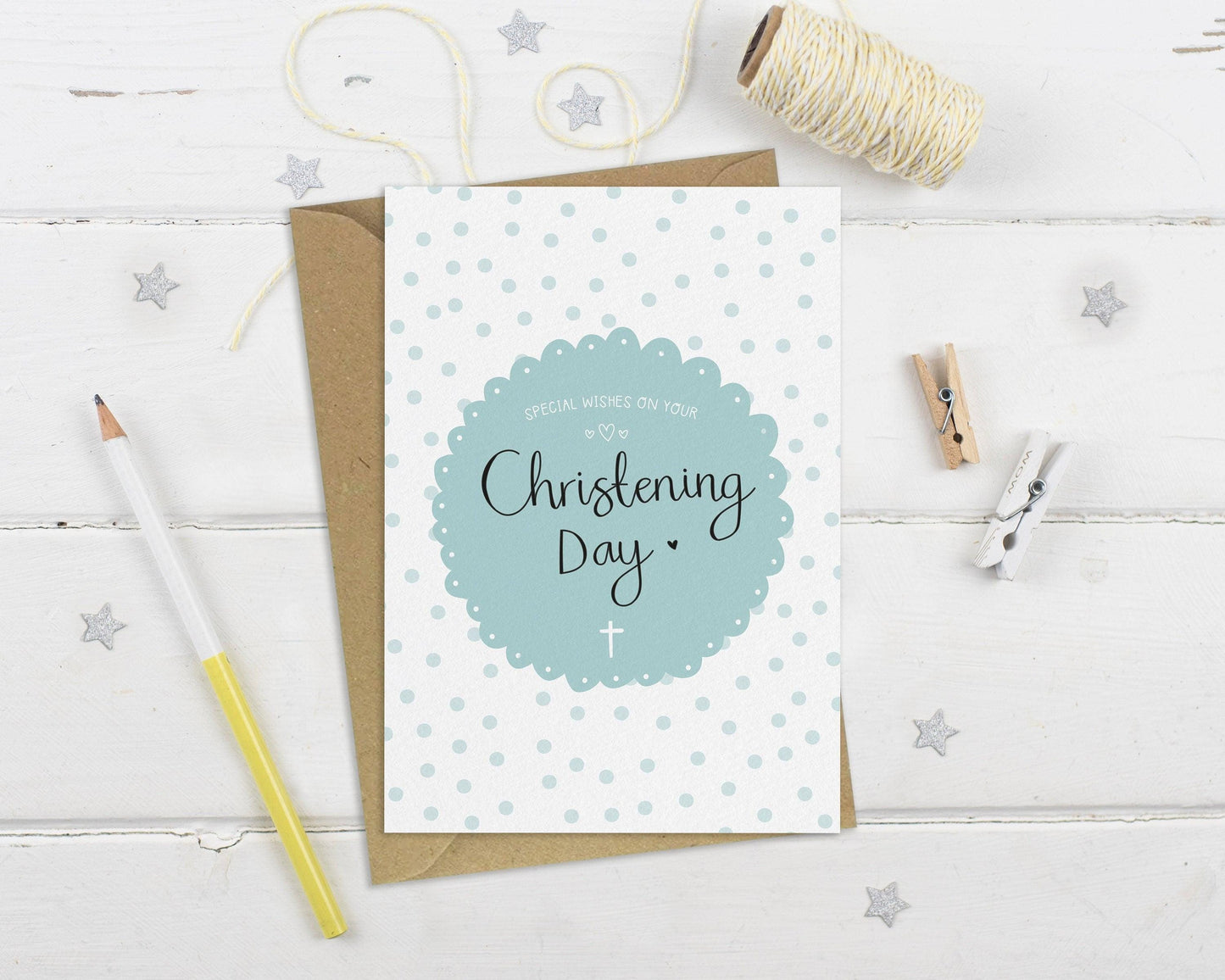 Christening Luxury Greeting Card - Baptism Confirmation Naming Day Goddaughter Godson