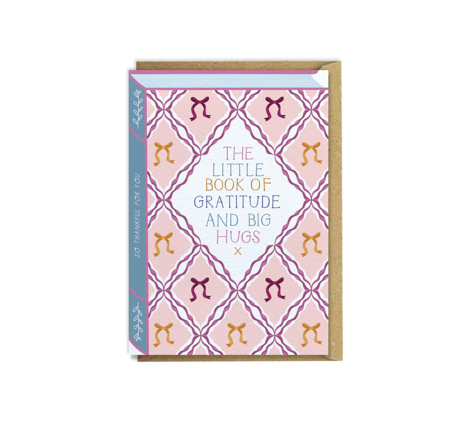 The Little Book of Gratitude and Big Hugs  Luxury Book Greeting Card