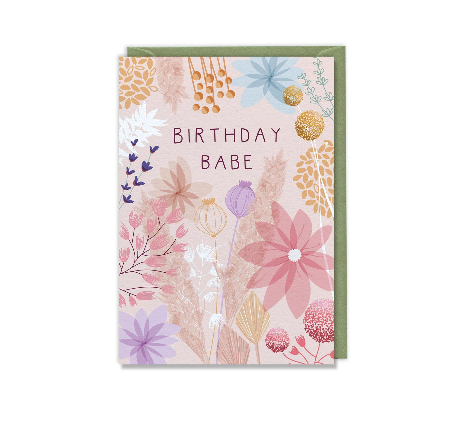 Birthday Babe  Luxury Birthday Greeting Card for Friend, Sister, Daughter, Niece