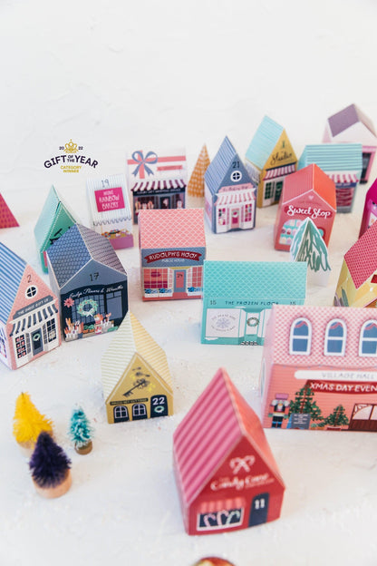 Merry & Bright Christmas Crafty Project DIY Advent Calendar Village
