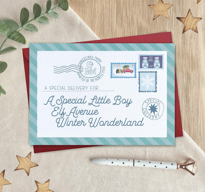 A Special Little Boy- Chrismas card for Son, Grandson, Great Grandson, Nephew, Friend