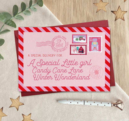 A Special Little Girl - Chrismas card for Daughter, Granddaughter, Great Granddaughter, Niece, Friend
