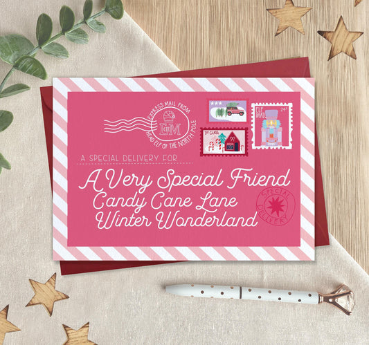 A Very Special Friend - Chrismas card for Best Friend