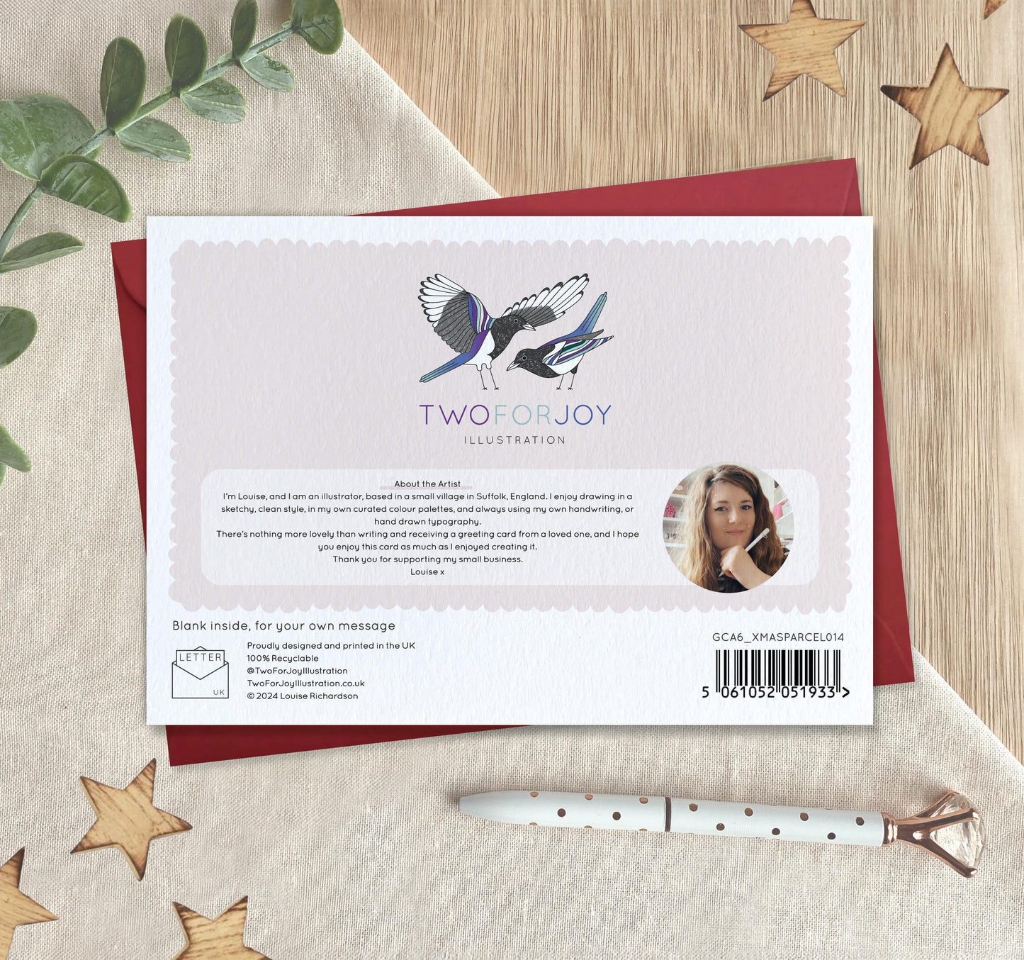 Sending Festive Cheer Across The Miles - Chrismas card for Long Distance Friends or Family