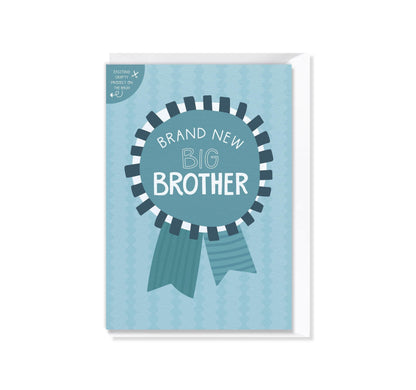 [New Size Now Available] Brand New Big Brother - New Sibling Activity Greeting Card