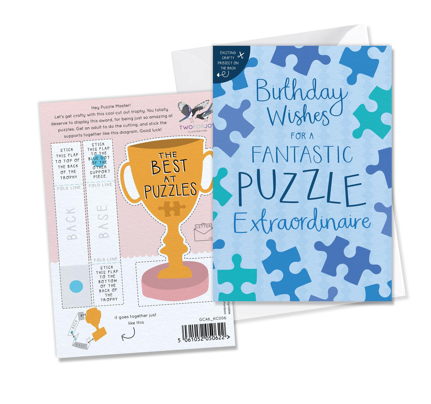 Jigsaw Puzzle Extraordinaire Birthday Card with Crafty Project