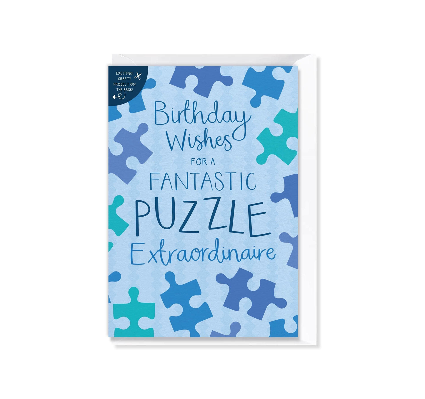 Jigsaw Puzzle Extraordinaire Birthday Card with Crafty Project