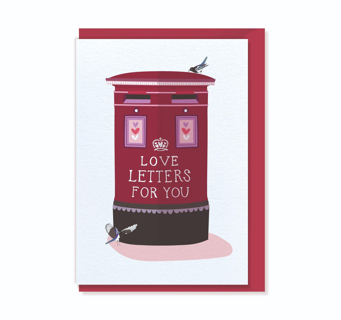Love Letters for You - Postbox Valentine's Luxury Greeting Card for Husband Wife