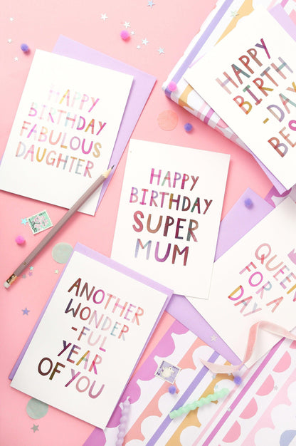 OMG! Congrats  Congratulations Luxury Foiled Greeting Card