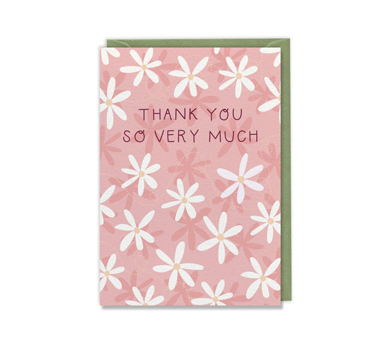 Thank You So Very Much Greeting Card