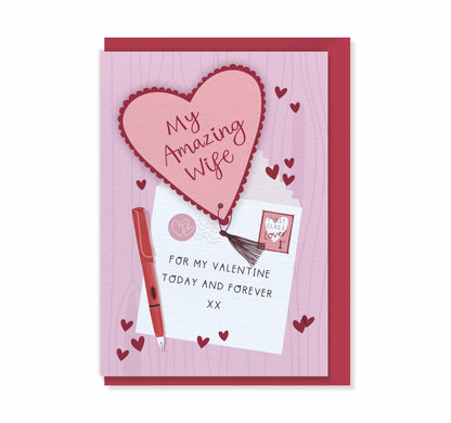 My Amazing Wife - Valentine's Luxury Greeting Card