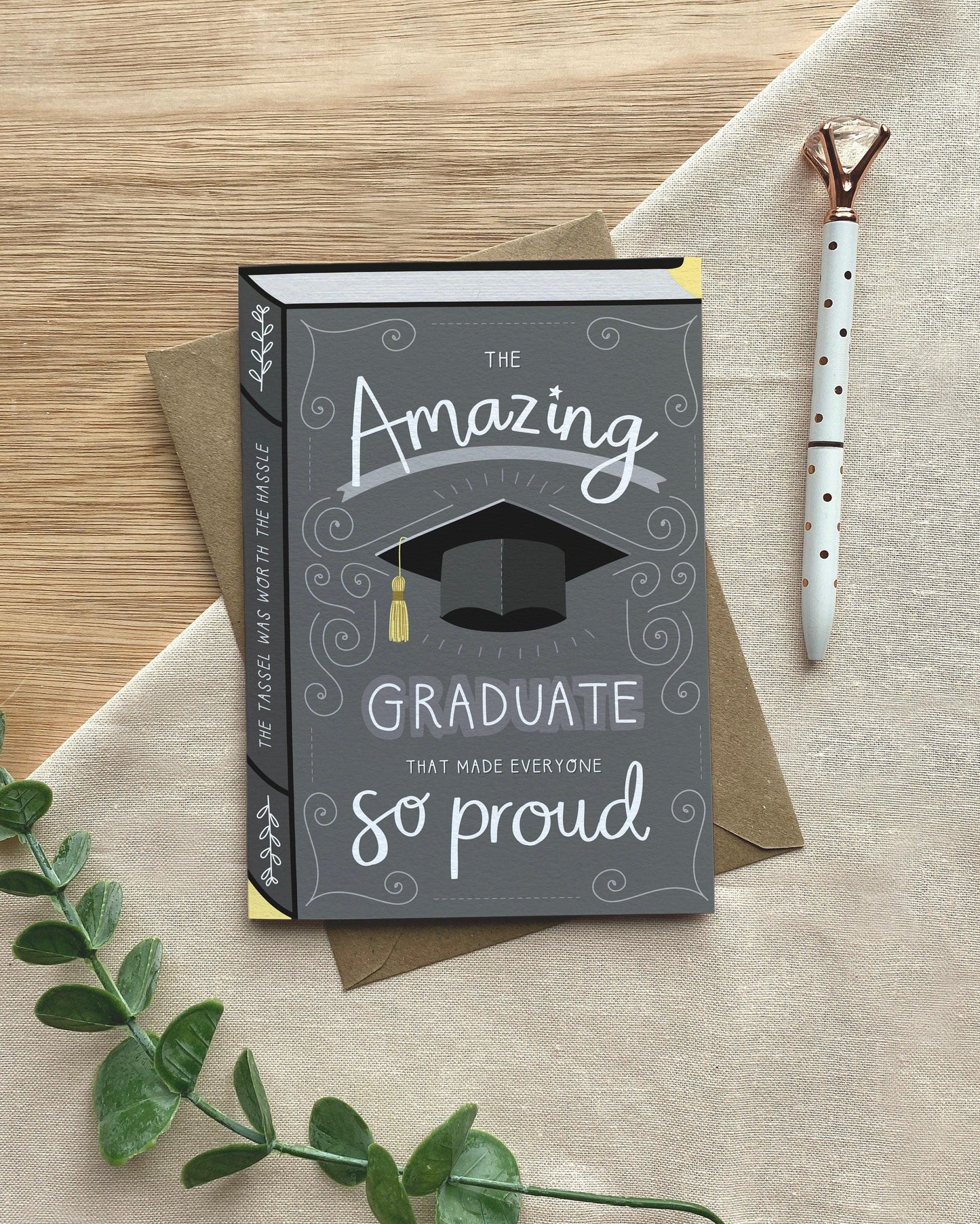 Amazing Graduate  Luxury Book Greeting Card