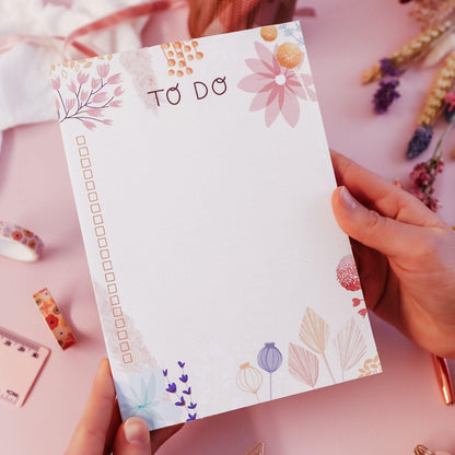 A5 To Do List Notepad