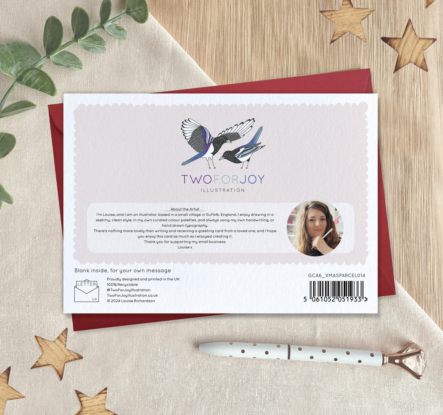 Wonderful Grandparents - Chrismas card for Grandparents Granny Grandma Grandpa Grandad