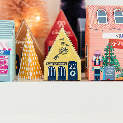 Merry & Bright Christmas Crafty Project DIY Advent Calendar Village